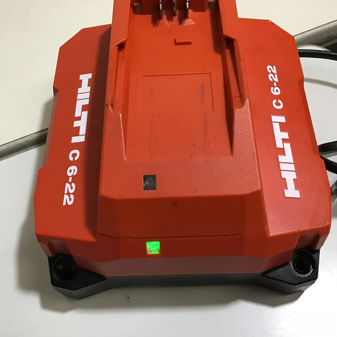 【中古品】★送料無料★ヒルティ HILTI 高速充電器 バッテリーチャージャー C6-22【戸田店】