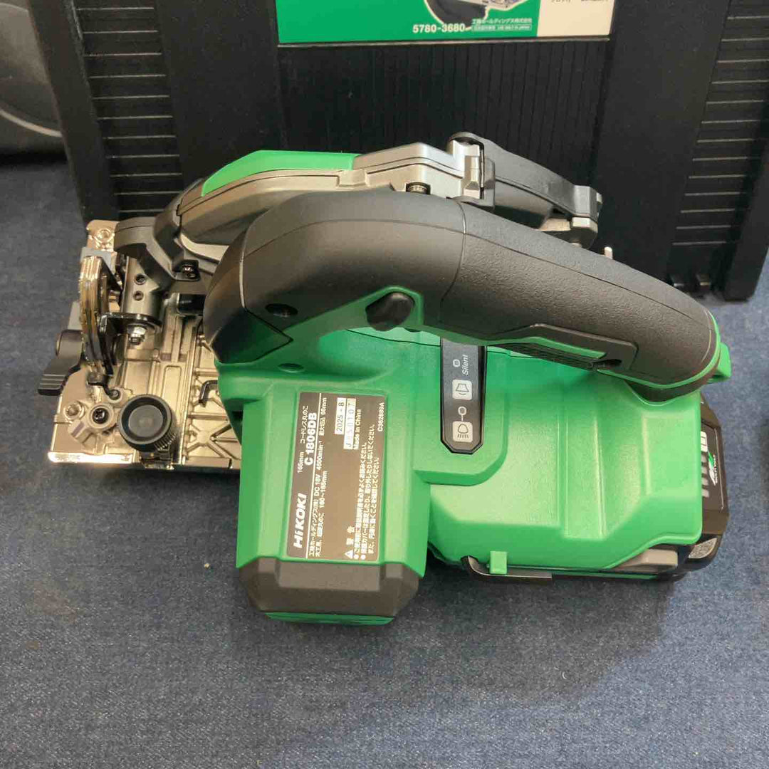 ★ハイコーキ(HIKOKI ※旧:日立工機) コードレスマルノコ C1806DB(2XPZ)【八潮店】
