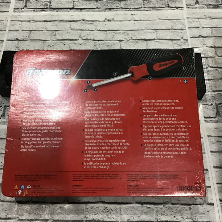 スナップオン(Snap-on) ダイアモンドブレードプラスドライバー5本セット SGDDP50BR 【川口店】