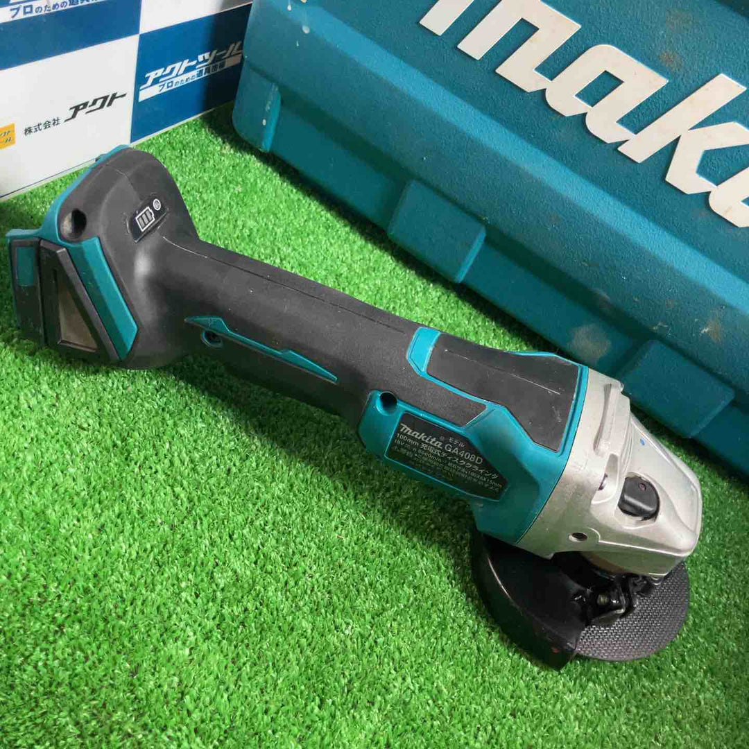 ★マキタ(makita) 100mmコードレスディスクグラインダ GA408DRGX【草加店】