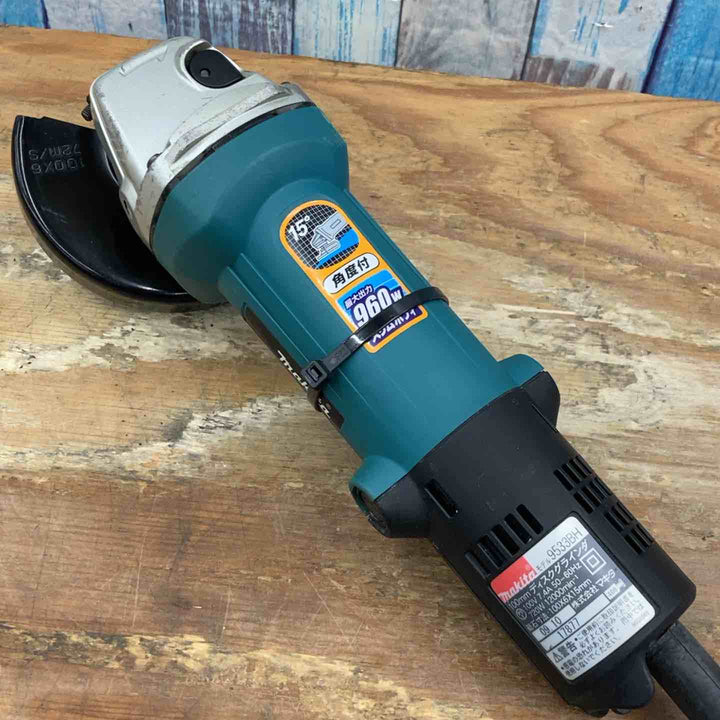 〇マキタ(makita) 100mmディスクグラインダ ボディ角度15°  9533BH【柏店】