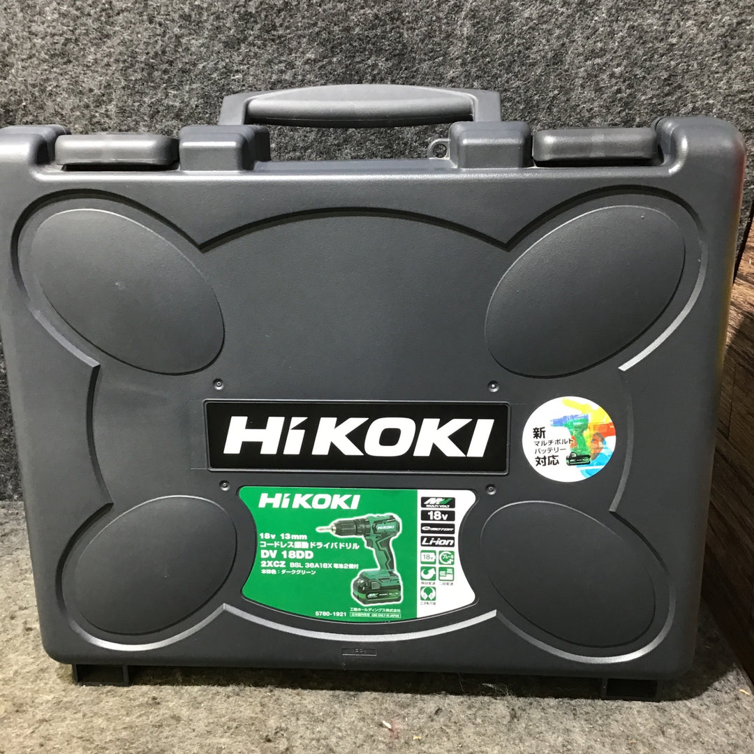 【未使用品】ハイコーキ(HIKOKI ※旧:日立工機) コードレス振動ドライバドリル DV18DD(NN)【桶川店】