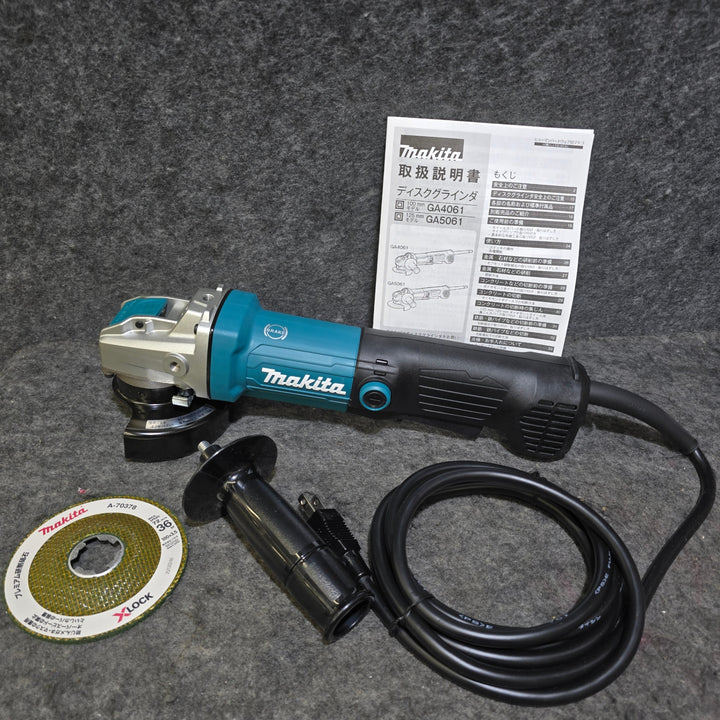 【未使用品】マキタ(Makita) 100ミリディスクグラインダ GA4061 ※外箱シール跡、ヨレ有り※【桶川店】