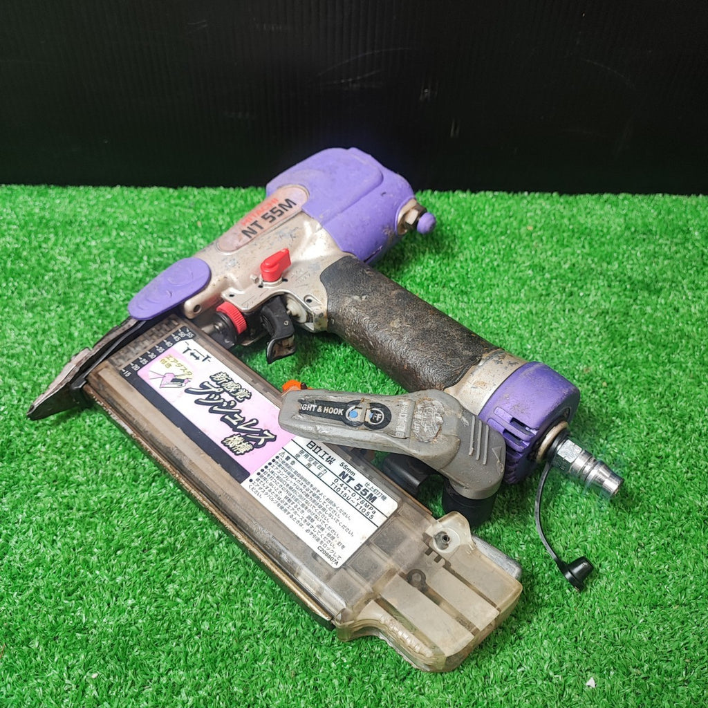 日立仕上釘打機NT55M中古品  日立仕上釘打機 NT-55M ☆中古品☆HITACHI 日立工機 55mm