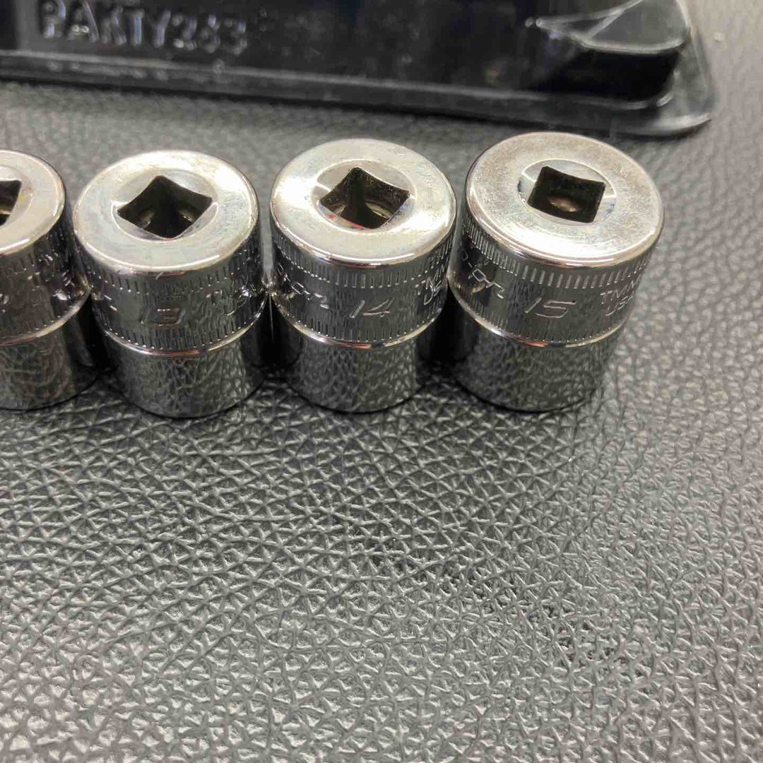 スナップオン 1/4シャローソケット11個 TMM5・5.5・7～15 ※6サイズ無し（TMM6）【八潮店】