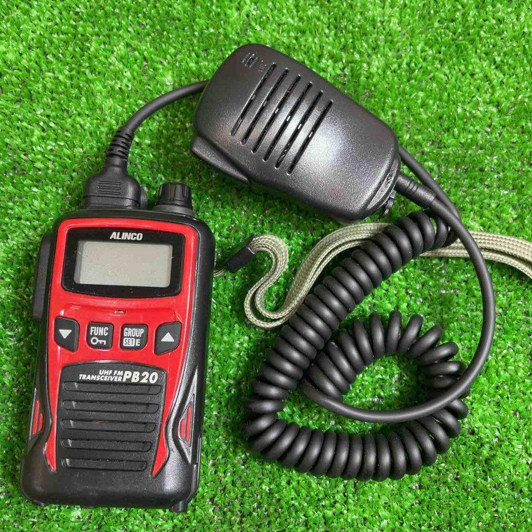 アルインコ 特定小電力トランシーバー DJ-PB20 スピーカーマイク付き4台セット【桶川店】