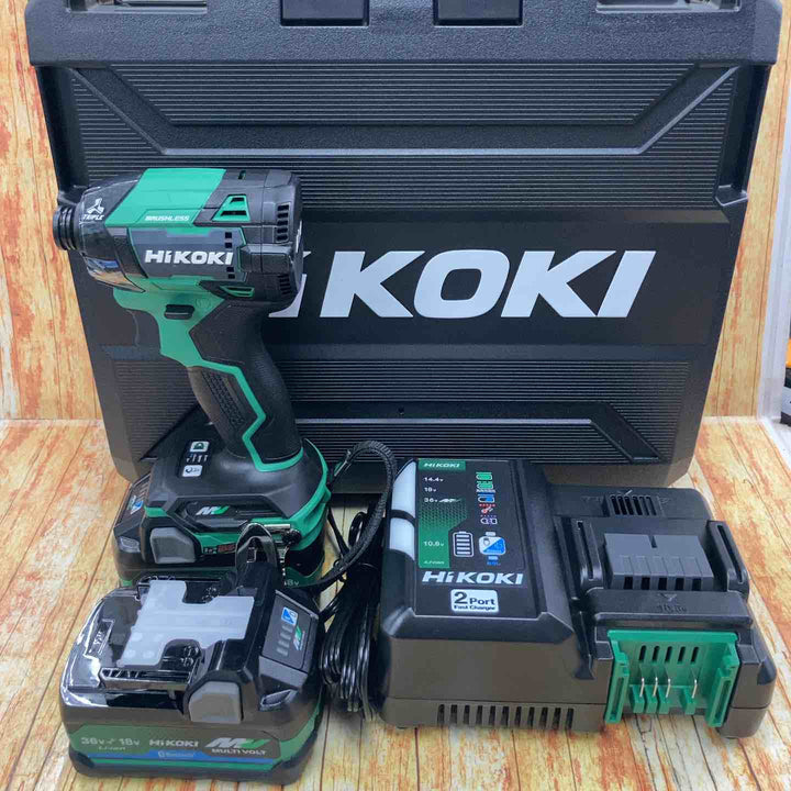 ★ハイコーキ(HIKOKI ※旧:日立工機) コードレスインパクトドライバ アグレッシブグリーン WH36DD(2XHLSZ)【川崎店】