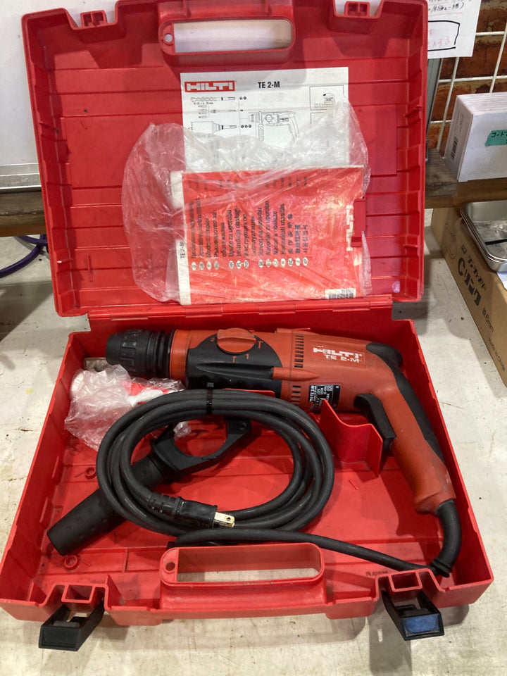 ★ヒルティ(Hilti) ハンマドリル TE2-M　最適なハンマードリル穿孔範囲:  4 - 12 mm【川口店】