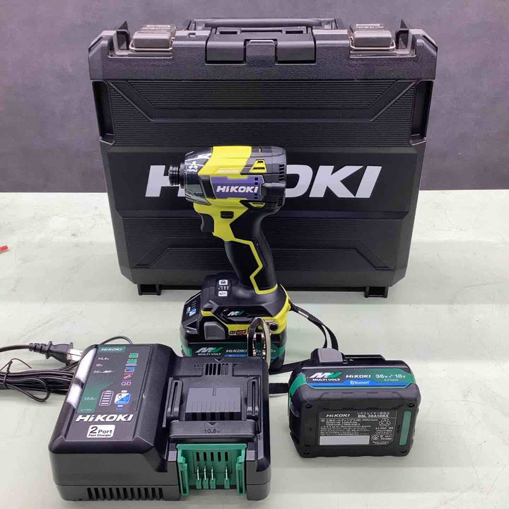 ★ハイコーキ(HIKOKI ※旧:日立工機) コードレスインパクトドライバー WH36DD(2XHSZ)(IG)【越谷店】
