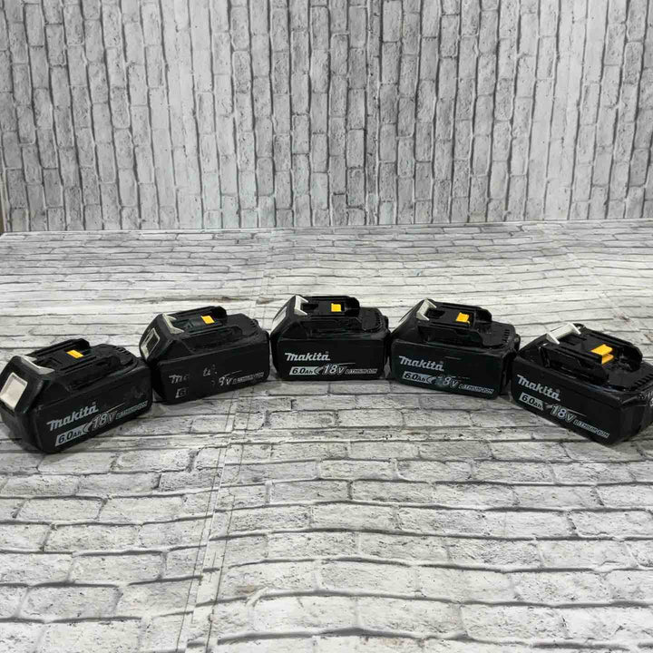 【現状品】①★マキタ(makita) リチウムイオンバッテリー 18V/6.0Ah BL1860B 10個セット 保証なし【川口店】