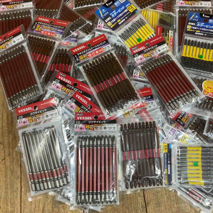 【特価】インパクト ビットまとめ売り 10本入 計100個(計1000本) VESSEL ベッセル SUNFLAG ANEX アネックス【所沢店】