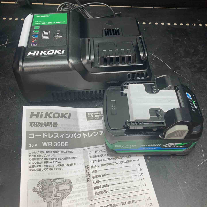 ★ハイコーキ(HIKOKI ※旧:日立工機) コードレスインパクトレンチ WR36DE(2XPSZ)【川越店】