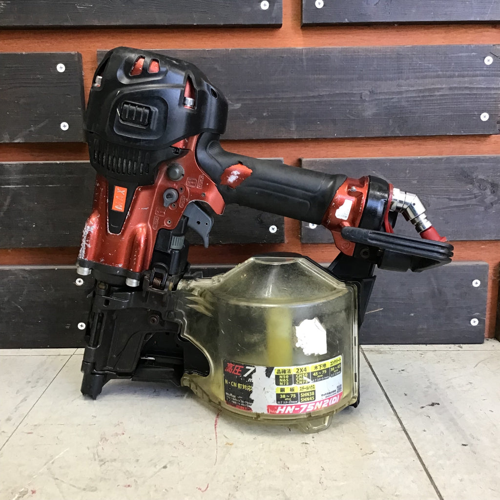 ✨MAX　高圧釘打機　HN-100　中古品✨うるま市田場✨ MAX 高圧釘打機(フリープラグ付)::HN-100|ホームメイキング【電動工具