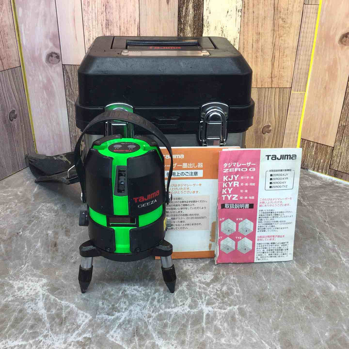 ◇タジマ(TAJIMA) グリーンレーザー墨出し器 GEEZA【八潮店】