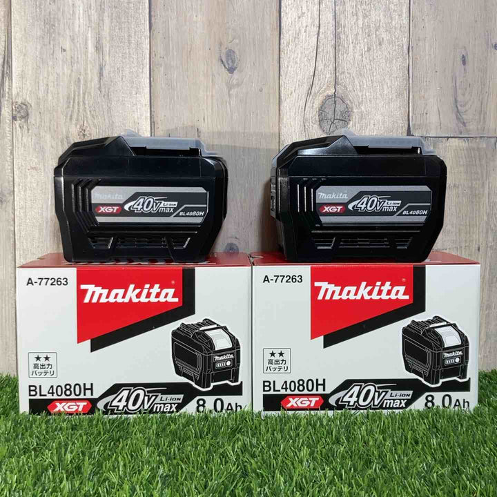 ◇マキタ(makita)リチウムイオンバッテリー 40Vmax/8.0Ah BL4080H 2個セット④【戸田店】
