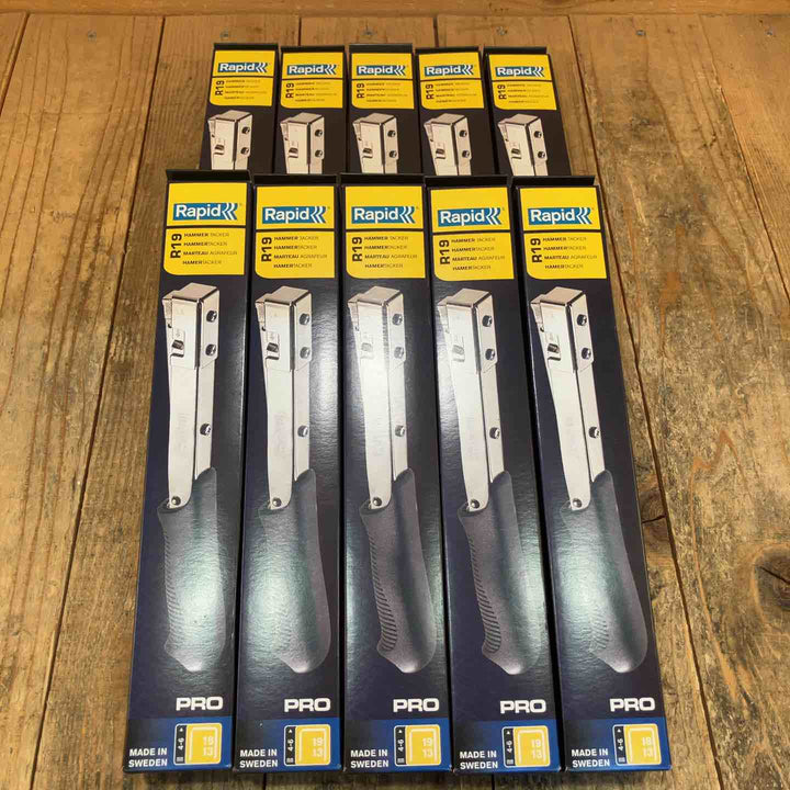 【未使用品】ラピッド(Rapid) ハンマータッカー R19E　10個セット【所沢店】