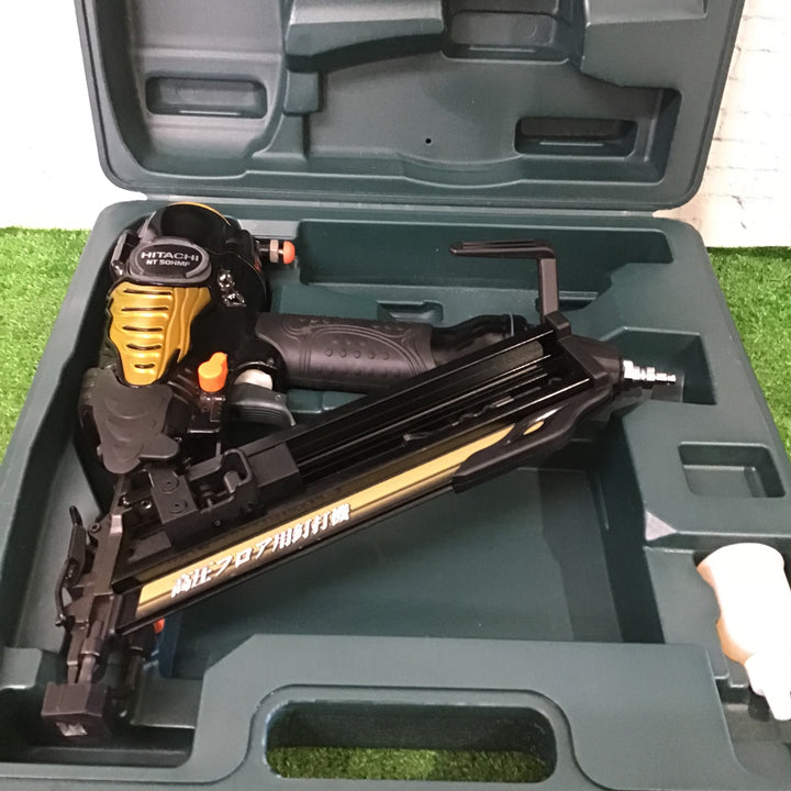 〇ハイコーキ(HIKOKI ※旧:日立工機) 高圧フロア用高圧ブラッド釘打ち機 NT50HMF【町田店】
