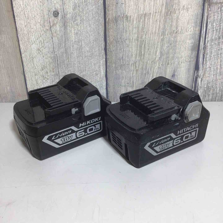 【中古品】 ハイコーキ HIKOKI 日立 リチウムイオンバッテリー 18V/6.0Ah BSL1860 バッテリー 2個 純正 純正品 【戸田店】