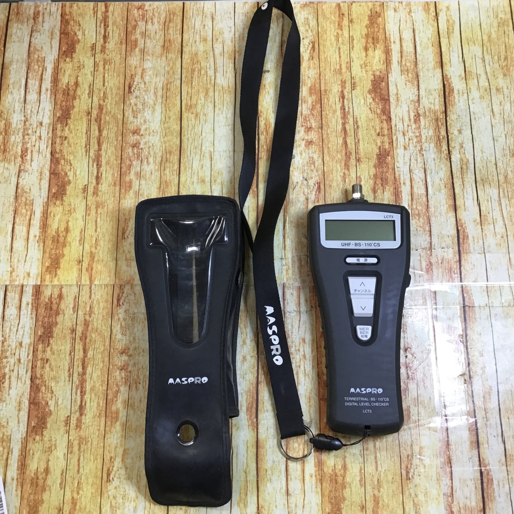 MASPRO マスプロ LCT2地上デジタルレベルチェッカー 電波測定 地デジ MASPRO マスプロ LCT2地上デジタルレベルチェッカー 電波測定 地デジ