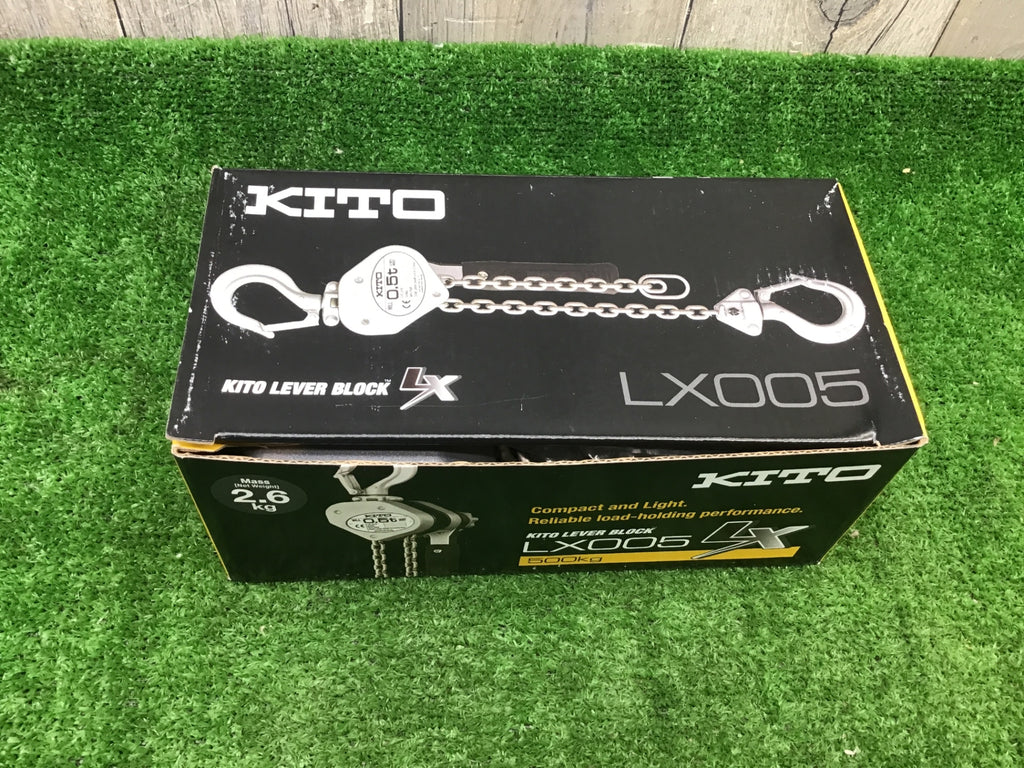 ☆KITO(キトー) レバーブロック LX005 (LX1B)【富山店】○吊 – アクト