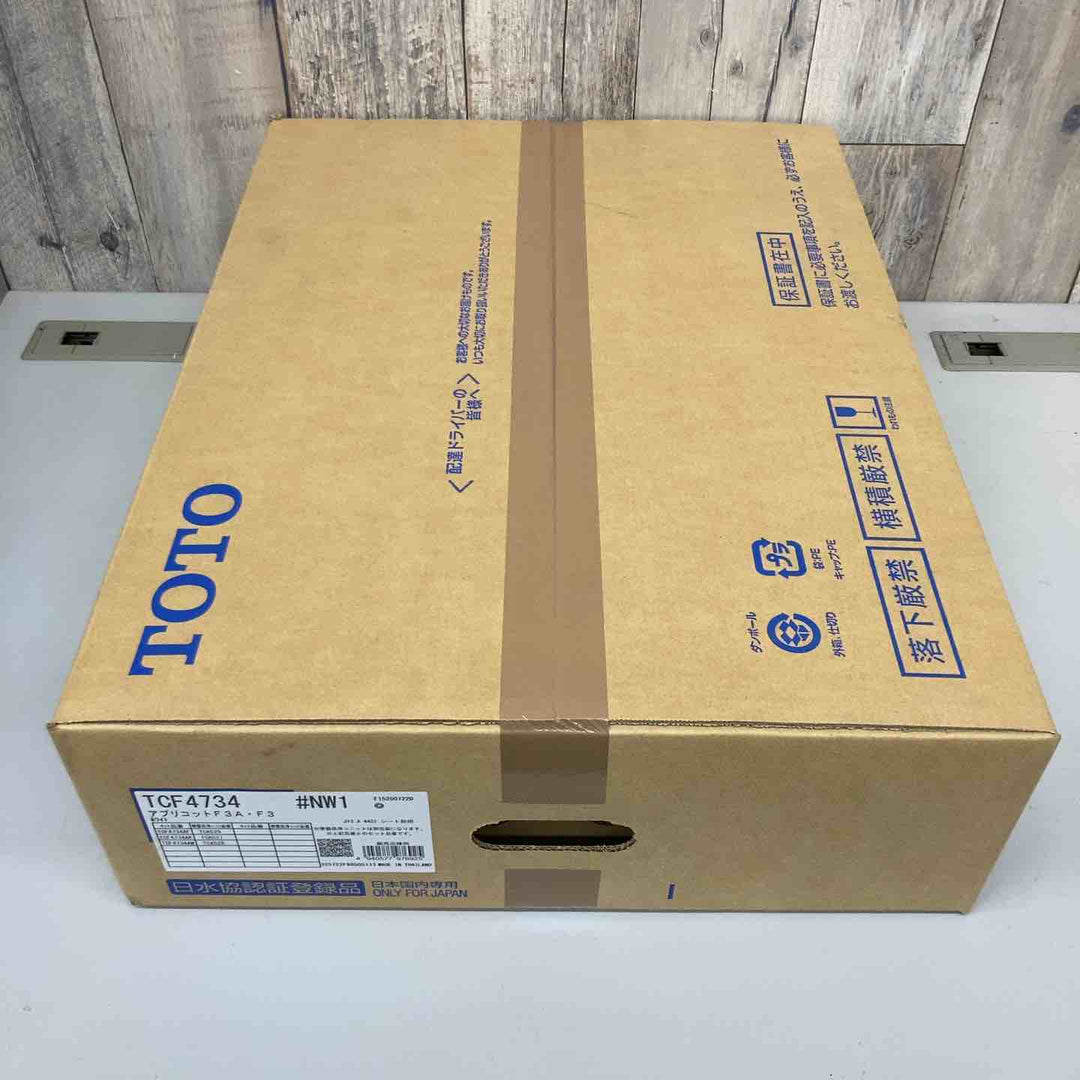 □TOTO ウォシュレット TCF4734 #NW1(ホワイト) 箱に汚れあり ①【戸田店】