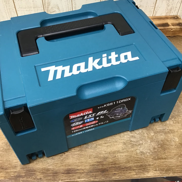 ★マキタ(makita) コードレス防じん丸のこ KS511DRGX 集じんカバーキャップ欠損あり【柏店】