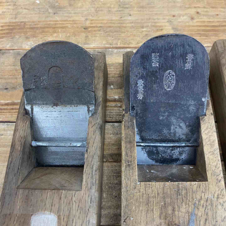 【中古品】 秀童・秀正・長光・千代・富鶴 鉋5点セット  鉋 かんな カンナ 和工具 大工道具 鑿 のみ 鋸 のこ 【東大和店】