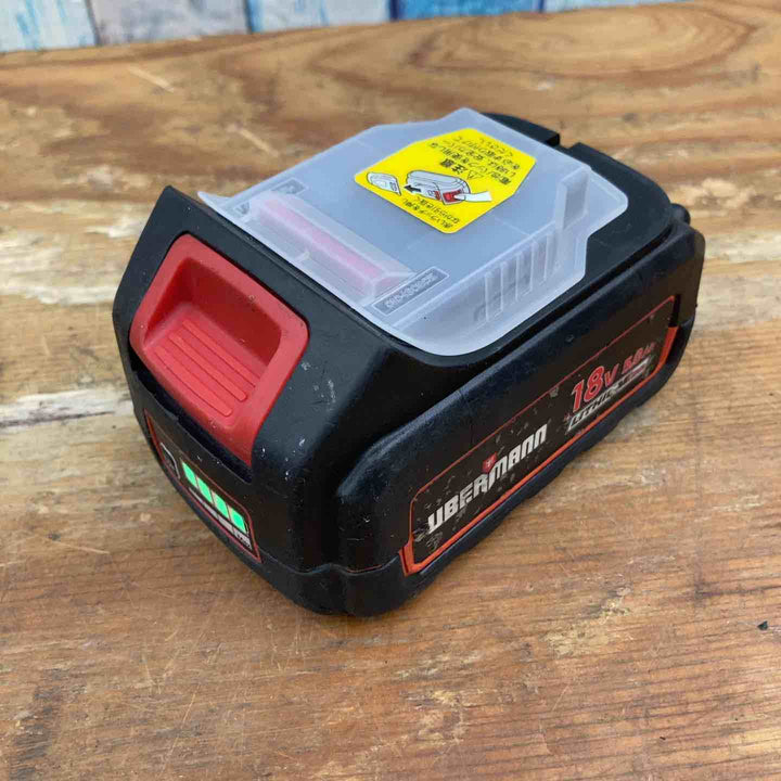 【中古品】UBERMANN（ウーバマン）18V5.0Ahバッテリー UB18VBP50 充電器 UB18VCG6A【柏店】