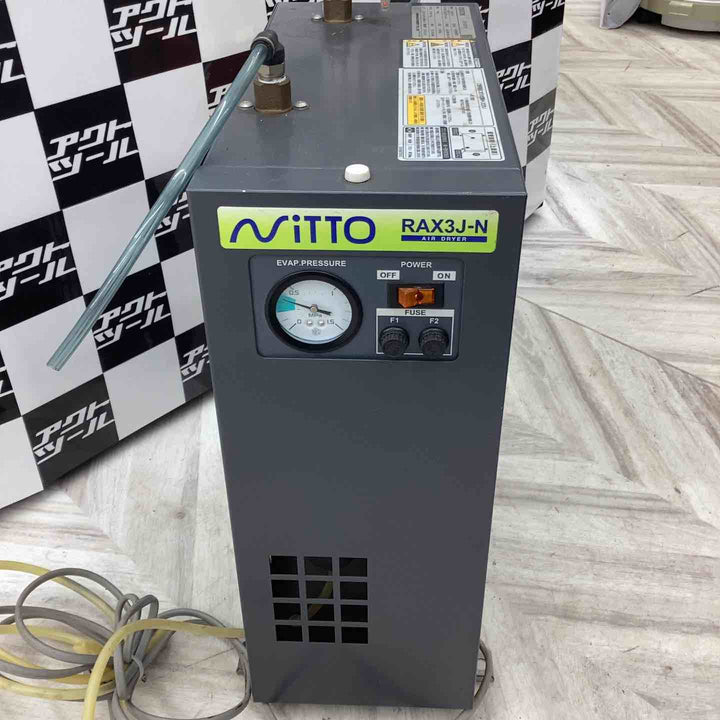 【店頭受取り限定】RAX3J-N エアコンプレッサー 水分除去 クリーンな空気 乾燥歯科 クリニック 精密加工 自動車整備 修理機械 DIY 手芸 家具修理 【越谷店】