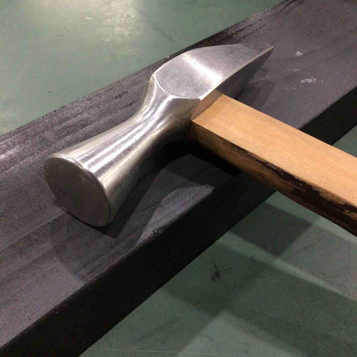 広輝 舟手型玄翁 小 100匁 牛殺し柄 霞仕上 【川口店】