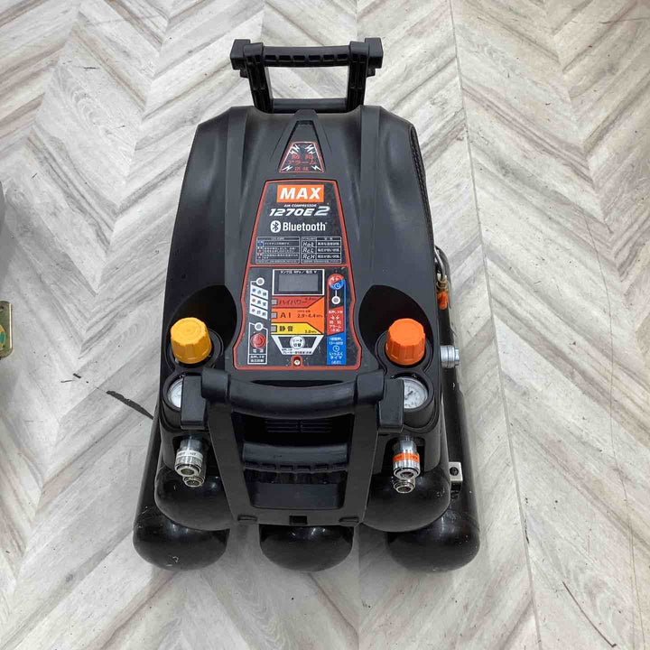 ★マックス(MAX) エアコンプレッサー AK-HL1270E2(27L)_ブラック【越谷店】