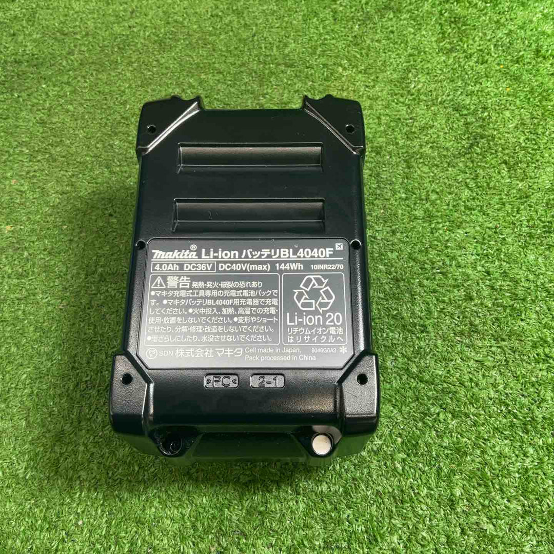 【未使用】 マキタ(makita) リチウムイオンバッテリー 40Vmax/4.0Ah BL4040F 【藤沢店】