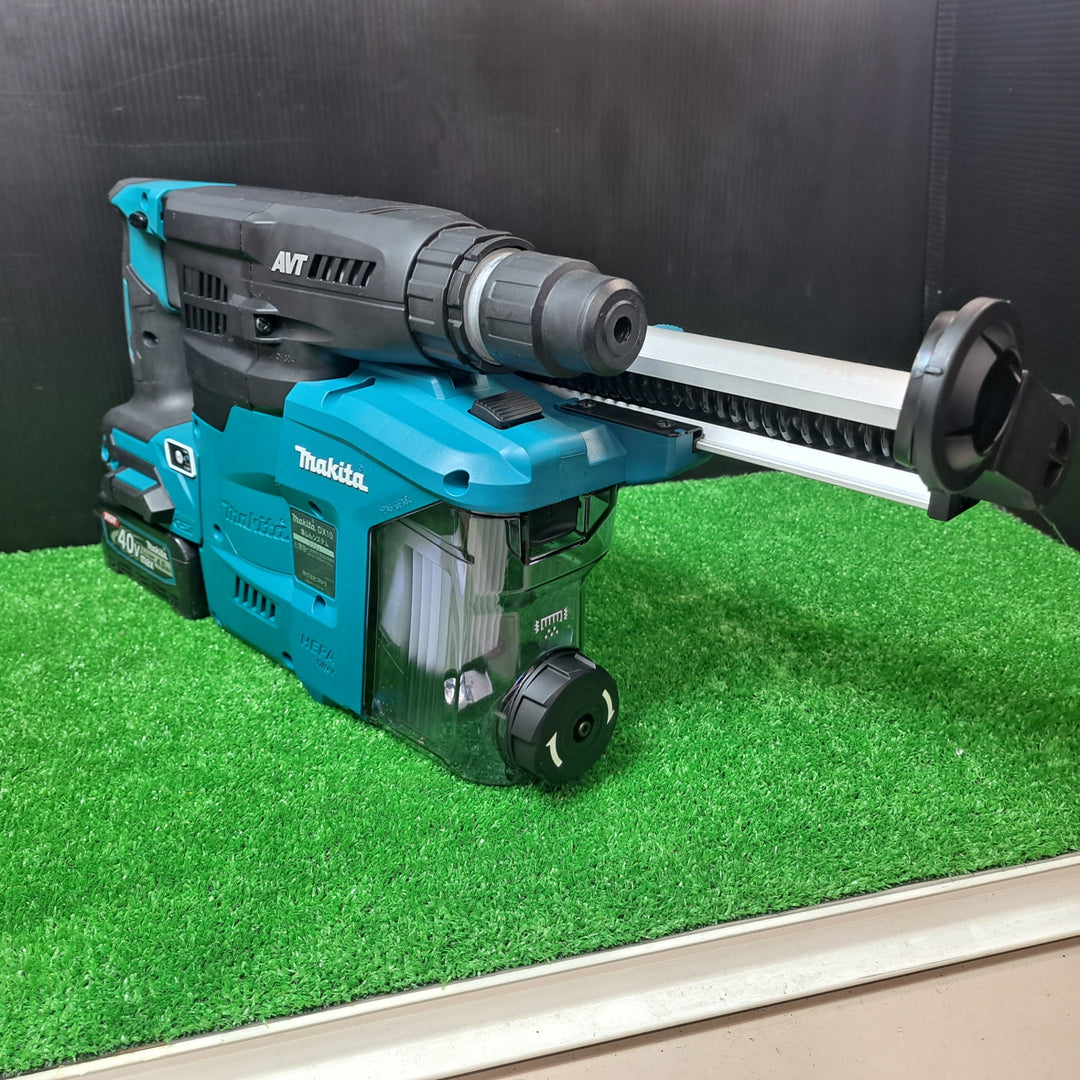 ★マキタ(makita) 40Vmax コードレスハンマドリル HR008GRMXV 集じんシステム付き 4.0Ahバッテリー3個セット【岩槻店】