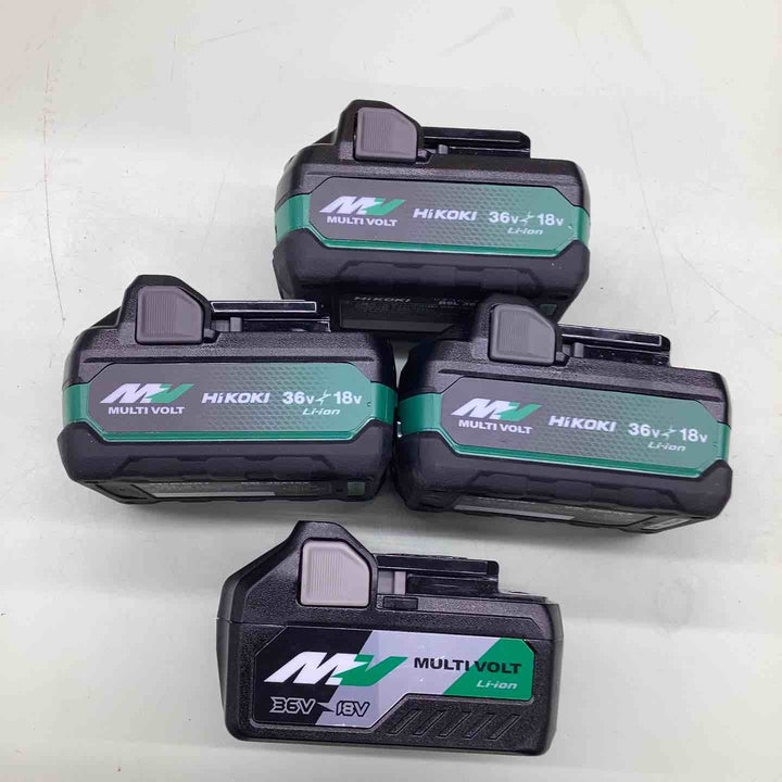 ハイコーキ バッテリー BSL36A18×1個 / BSL36A18X×3個 まとめ売り 現状品 保証なし 【越谷店】