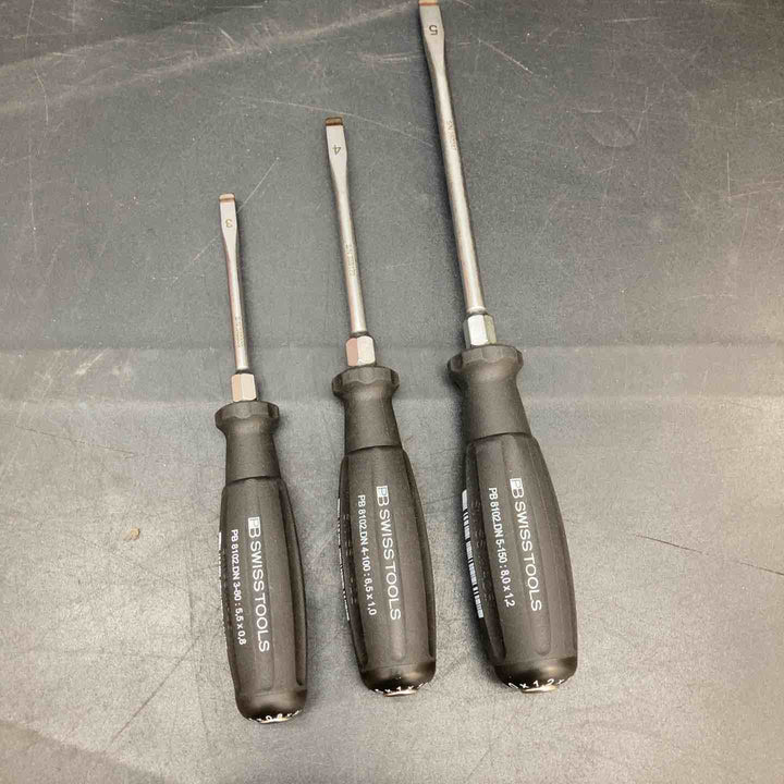 ◇PB SWISS TOOLS スイスツールズ 6本組スイスグリップ 貫通マイナス・プラスドライバーセット 8249.DNCBB【川越店】
