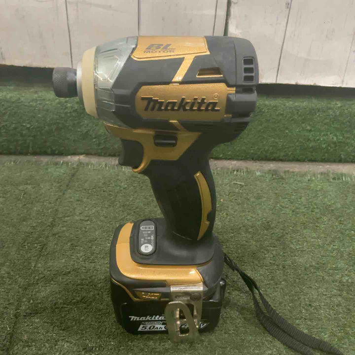 ◇マキタ(makita) コードレスインパクトドライバ 14.4V ゴールド TD137DSP1 (TD137DRTX) 動作確認済【川口店】