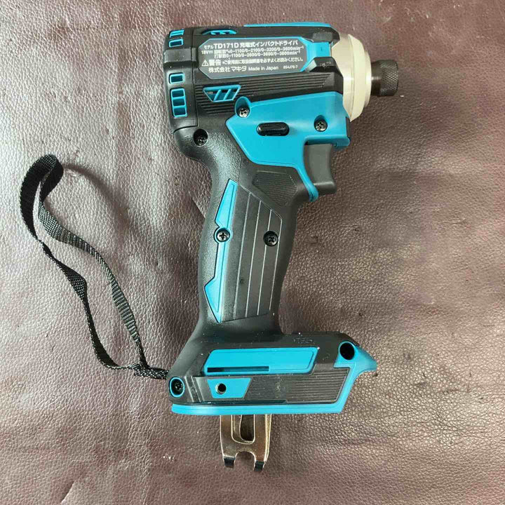 【中古美品】マキタ(makita) コードレスインパクトドライバー TD171DRGX 18V バッテリー未使用品【東大和店】