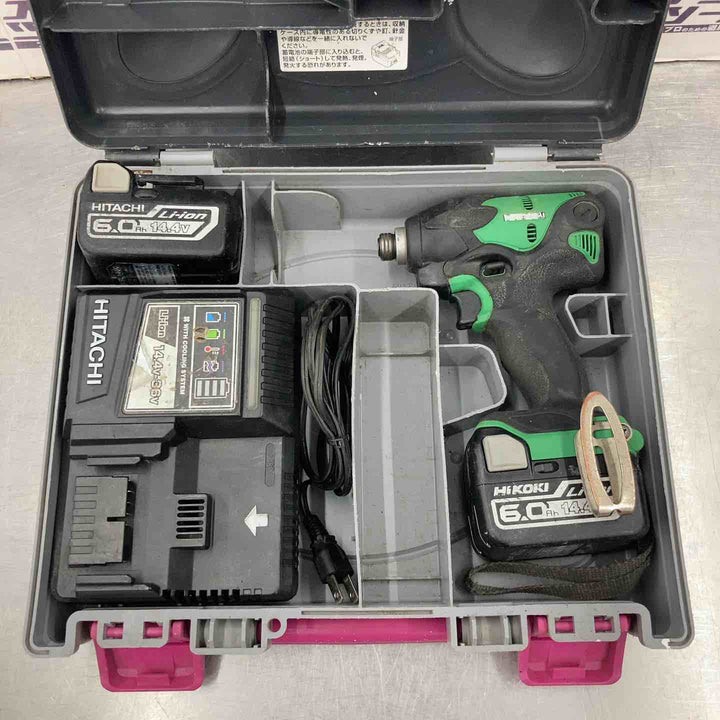★ハイコーキ(HIKOKI ※旧:日立工機) コードレスインパクトドライバー WH14DSL2(2LSCK)(L)【所沢店】