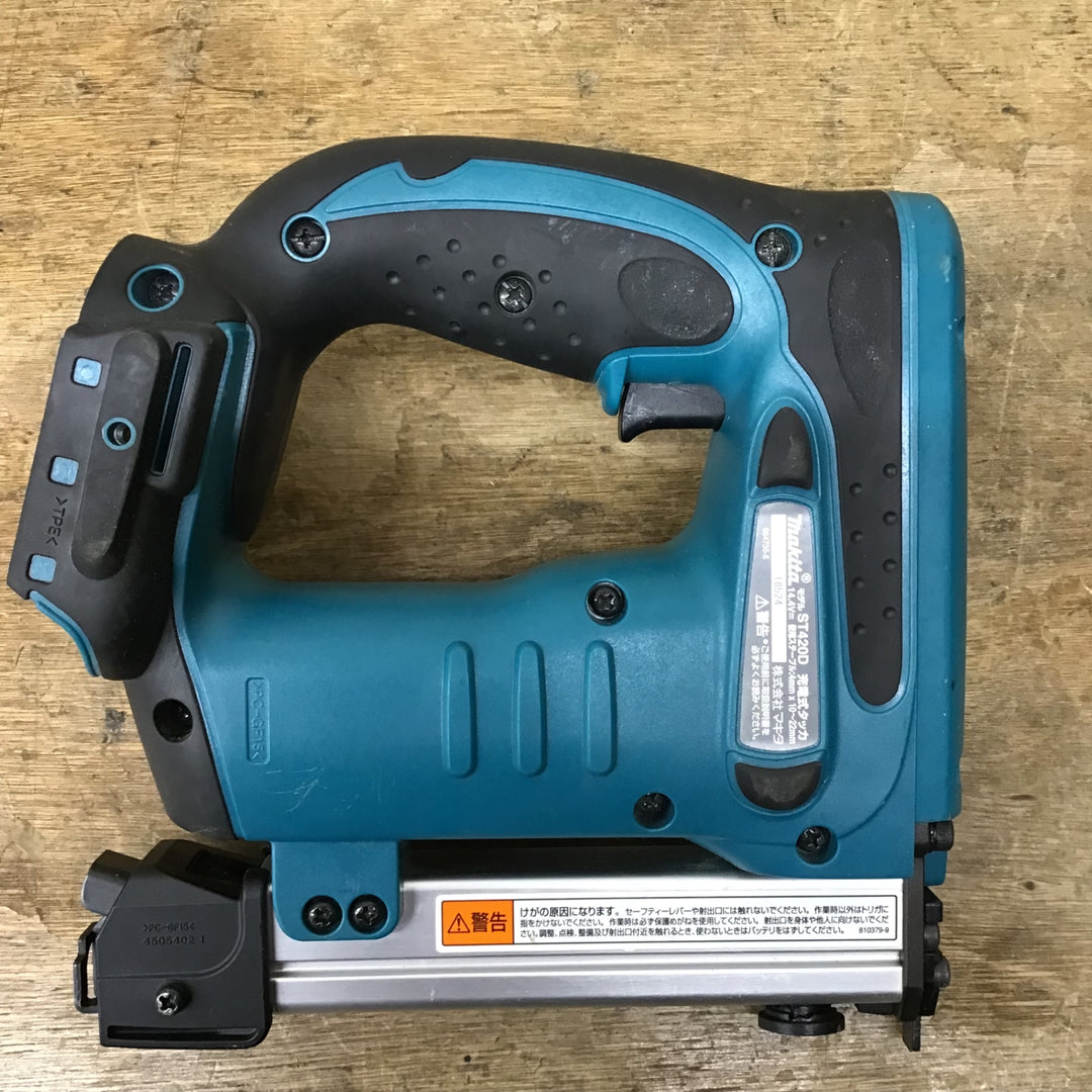 ☆マキタ(makita)14.4Vコードレスタッカ ST420DZK 本体＋ケースセット【柏店】