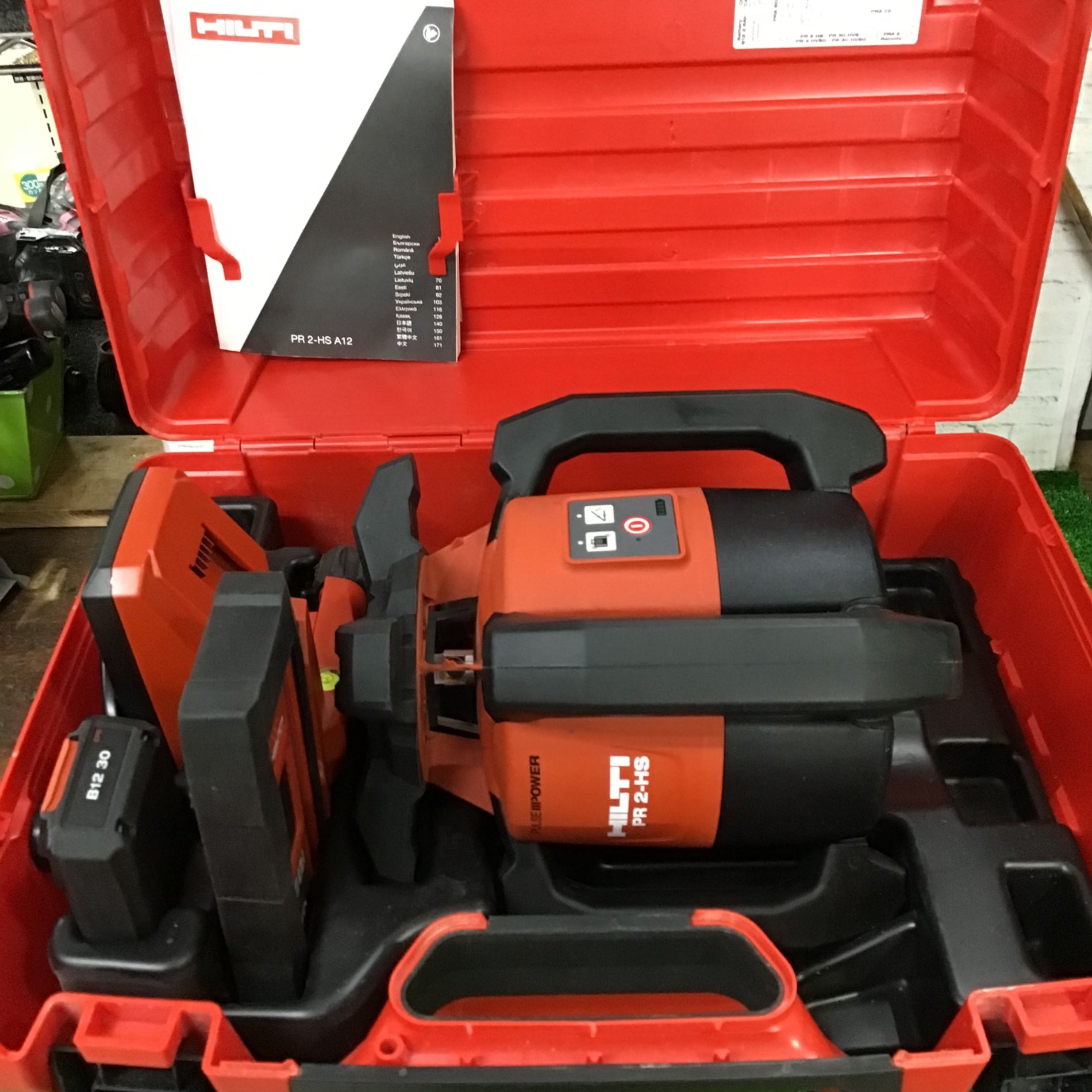 ☆ヒルティ(Hilti) コードレス回転レーザー PR 2-HS A12【町田店
