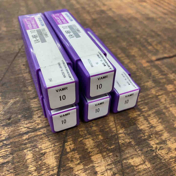 【未使用品】三菱マテリアル バイオレット エンドミル VA-MR10 VAMRD1000 5個セット【八潮店】