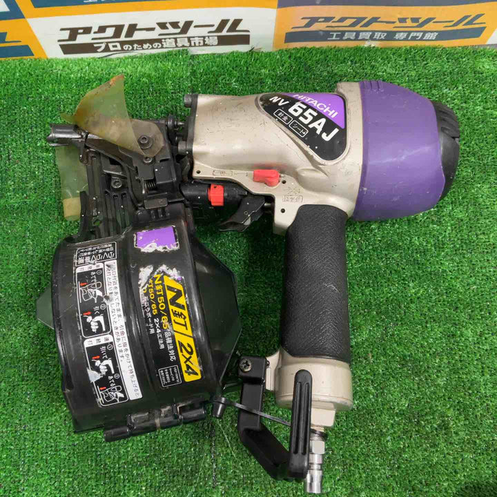 ★ハイコーキ(HIKOKI ※旧:日立工機) 常圧エア釘打ち機 NV65AJ【草加店】