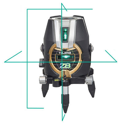 【未使用品】タジマ(TAJIMA)  ブルーグリーンレーザー墨出し器 ZEROB-KY 矩・横  ZERO BLUEｰKY 本体+ケースのみ【柏店】