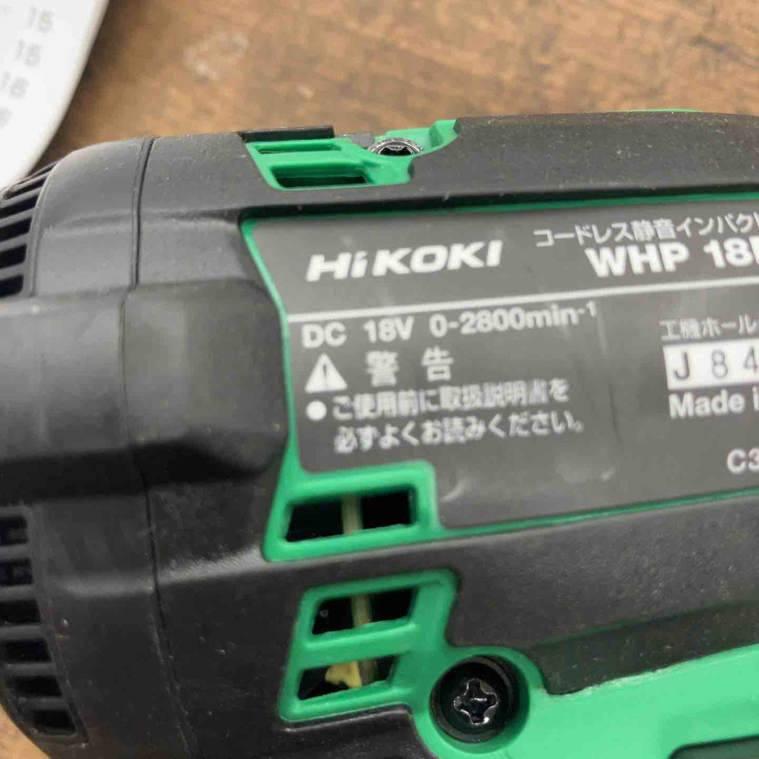 ★ハイコーキ(HIKOKI ※旧:日立工機) コードレス静音インパクトドライバ WHP18DA(NN)【八潮店】