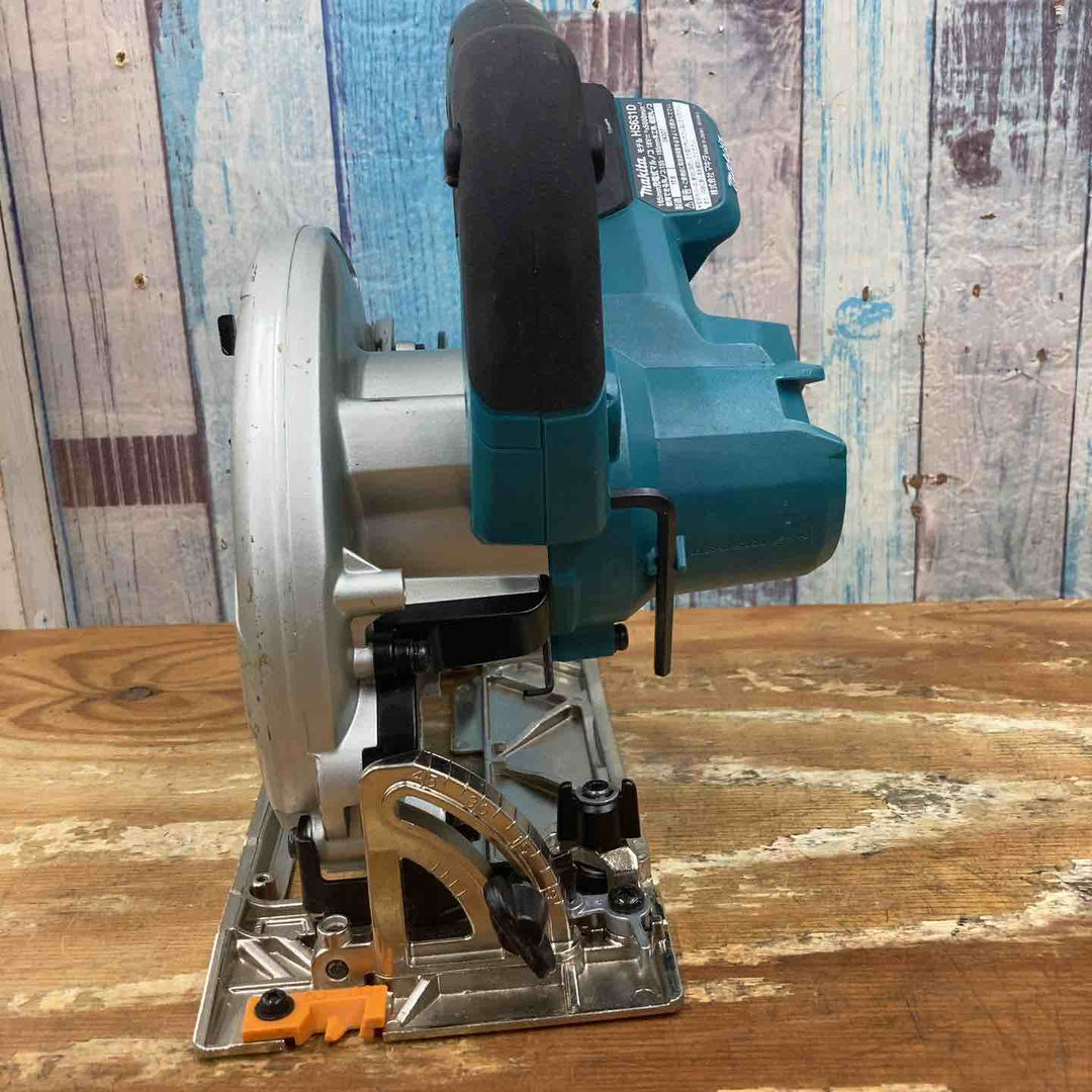 【中古品】★マキタ(makita) コードレス丸のこ HS631DRGX 165mm 18V フルセット【柏店】