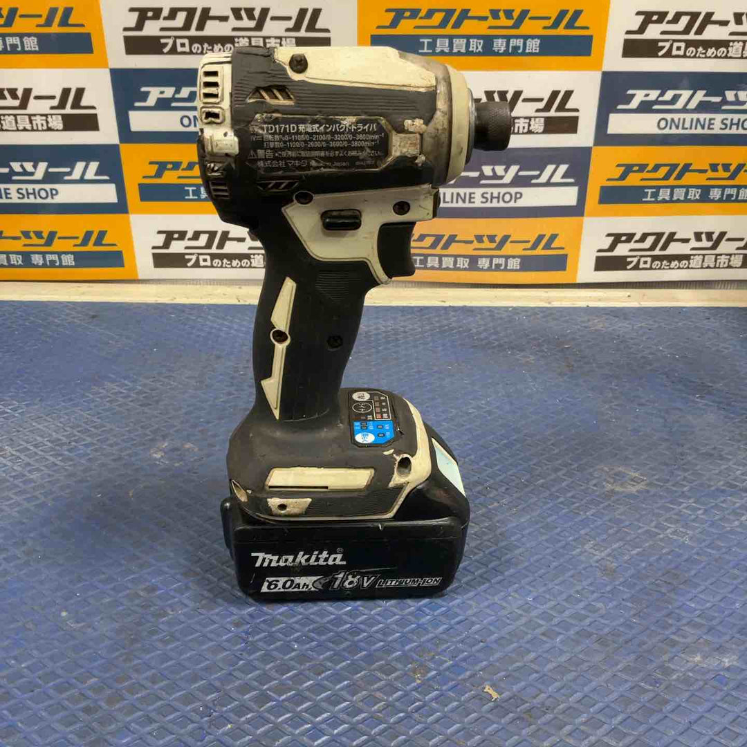 ★マキタ(makita) コードレスインパクトドライバー TD171DRGXW【草加店】