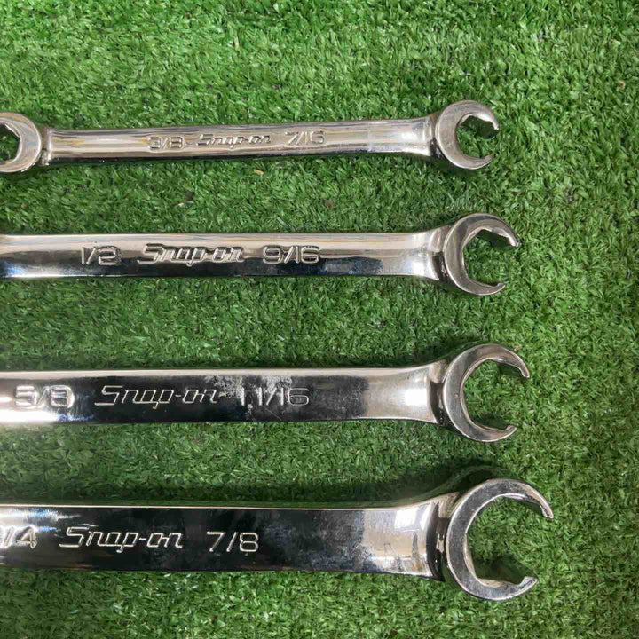 スナップオン(Snap-on) 1/2フレアナットレンチ4点セット RXFS1214B・1618B・2022B・2428B【草加店】