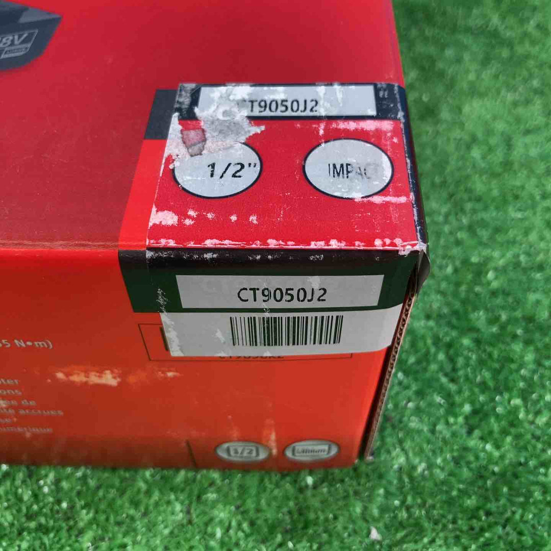 スナップオン/Snap-on 18V コードレスインパクトレンチ CT9050J2 レッド バッテリー2個付きフルセット【岩槻店】