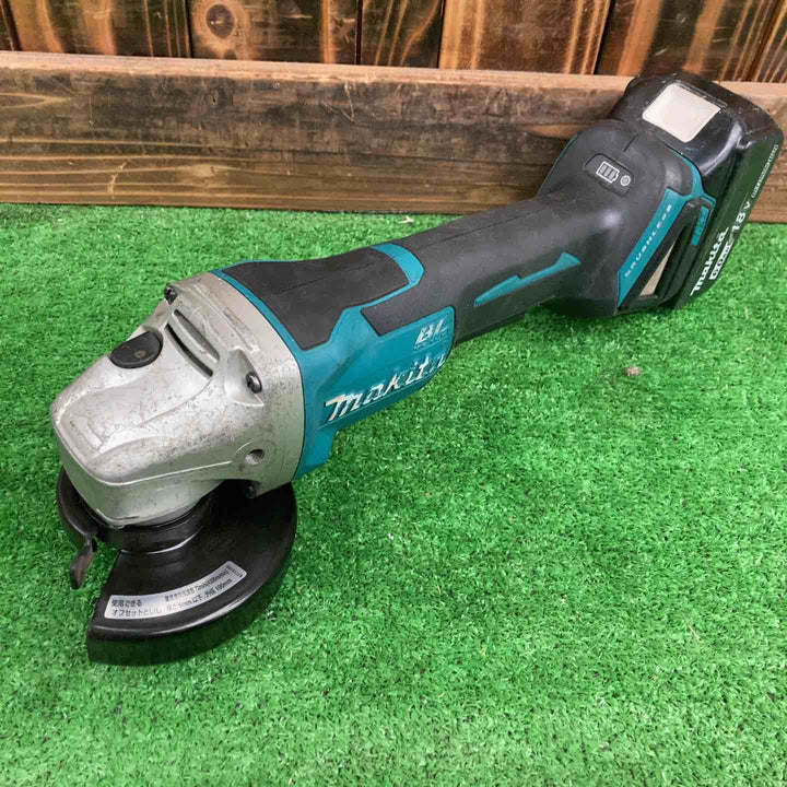 ★マキタ(makita) 100mmコードレスディスクグラインダ GA408DZ　BL1860B1個付き　【桶川店】