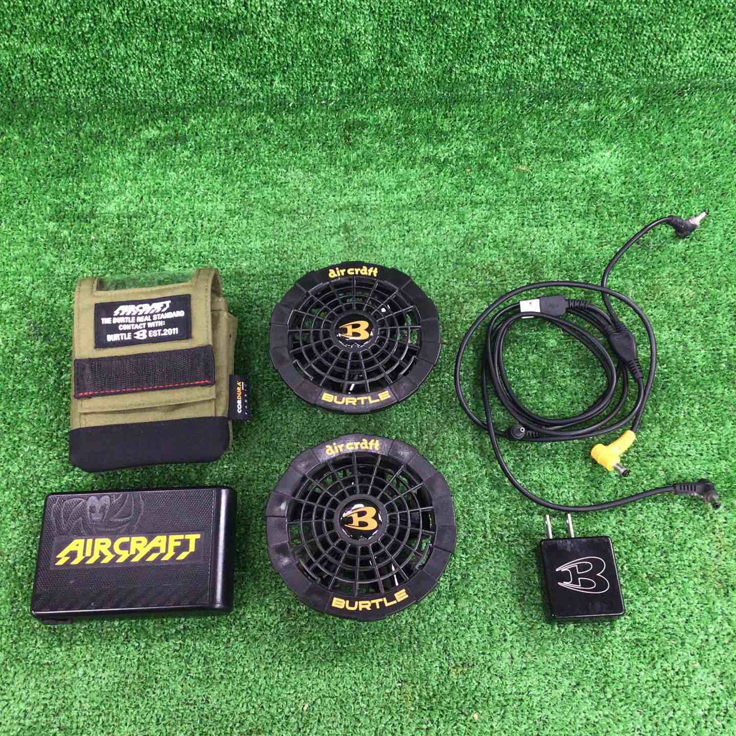 ◇バートル(BURTLE) 空調服用 ファンセット ＋12v AC230バッテリー